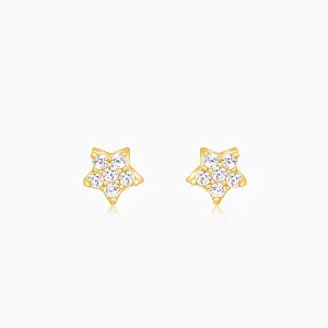 Anushka Sharma Golden Star Constellation Tiny Studs