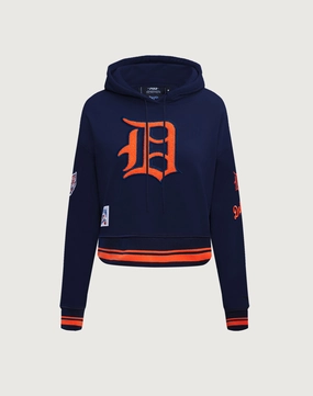 Apparel finds Pro Standard Detroit Tigers Retro Classic Rib Cropped Hoodie Fashion photography