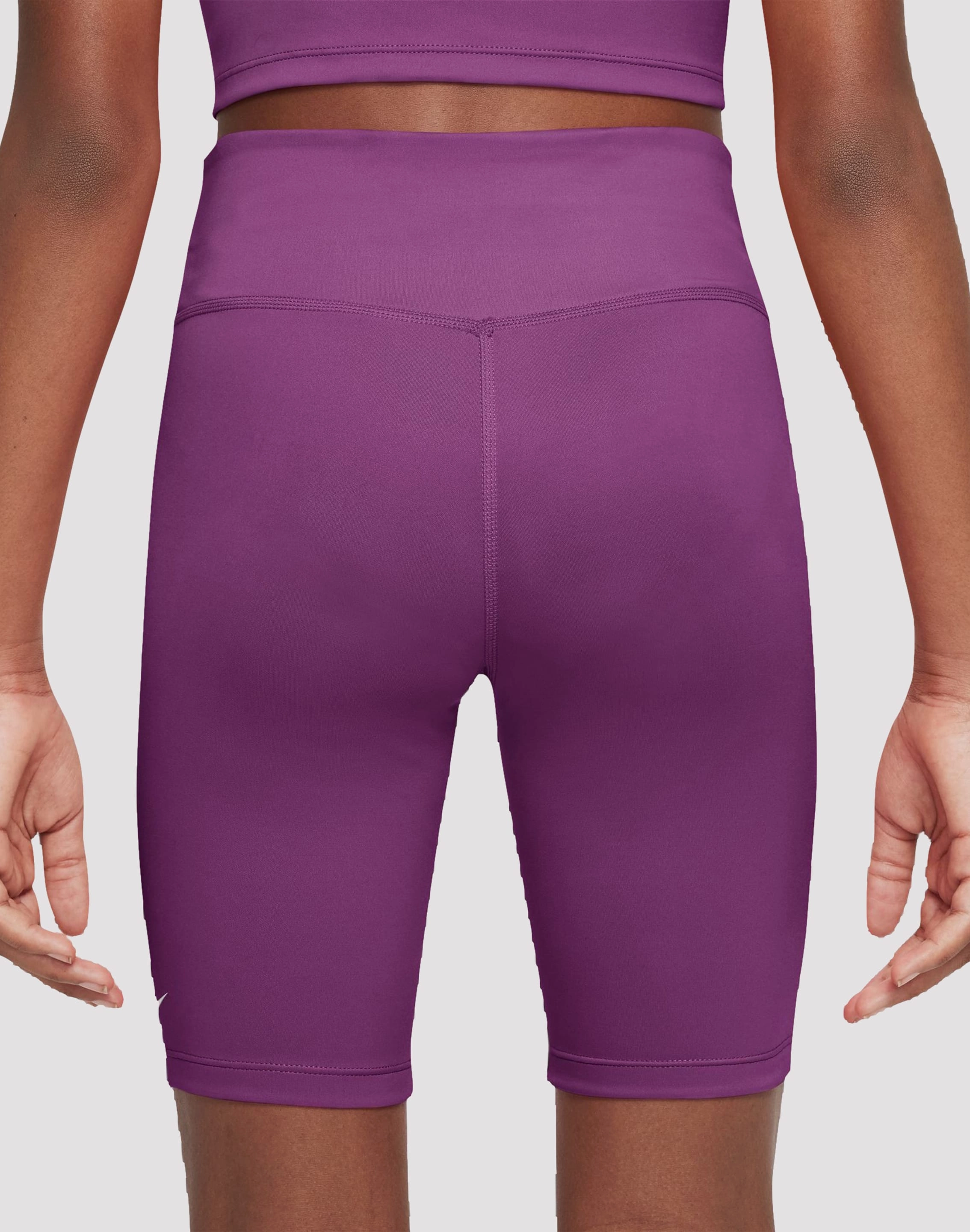 Athleisure fashion Nike Dri-FIT One Purple Bike Shorts