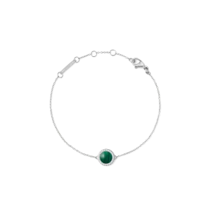 Audrey Bracelet Malachite Silver