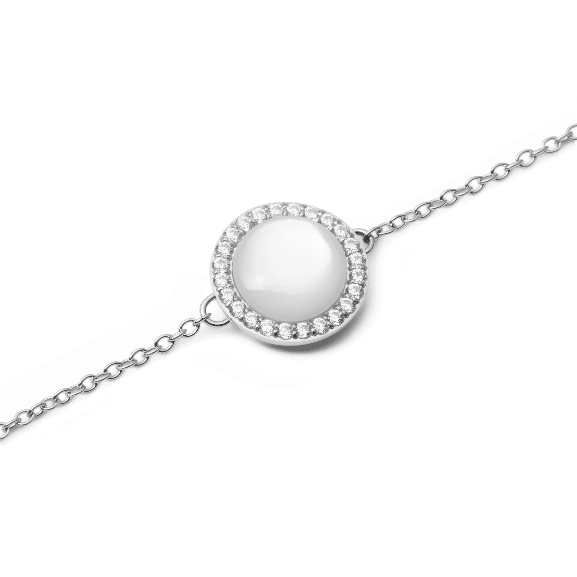 Audrey Bracelet Mother of Pearl Silver