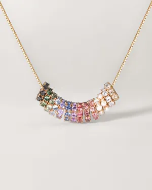 Aura Birthstone Bead Necklace