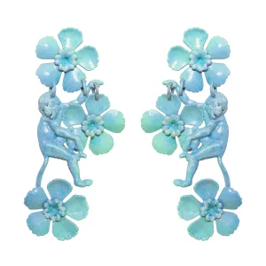 Azure Vervet Earrings