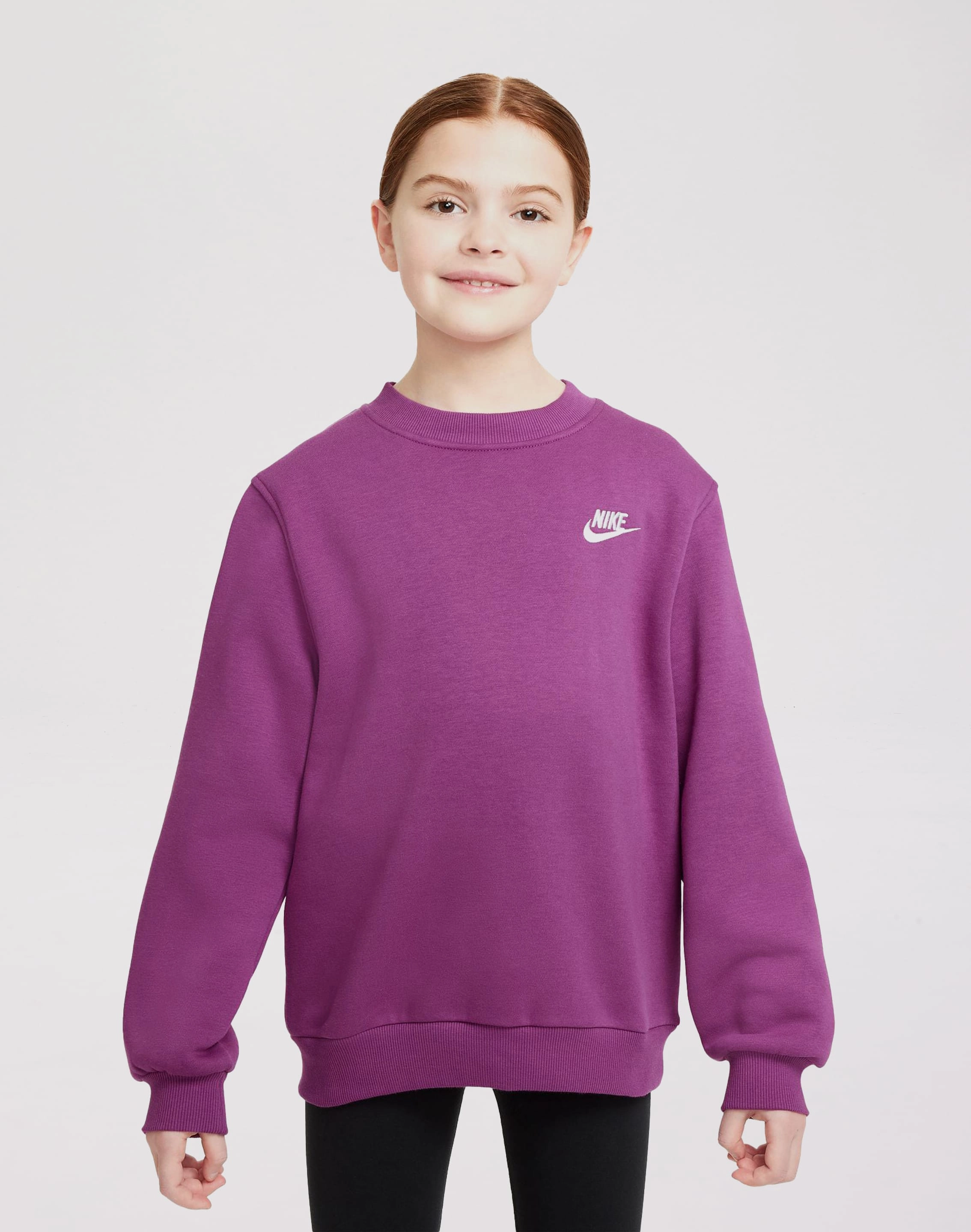 Nike  Sportswear Club Fleece Crewneck Sweatshirt-Purple Lingerie and intimates Ethical fashion choices