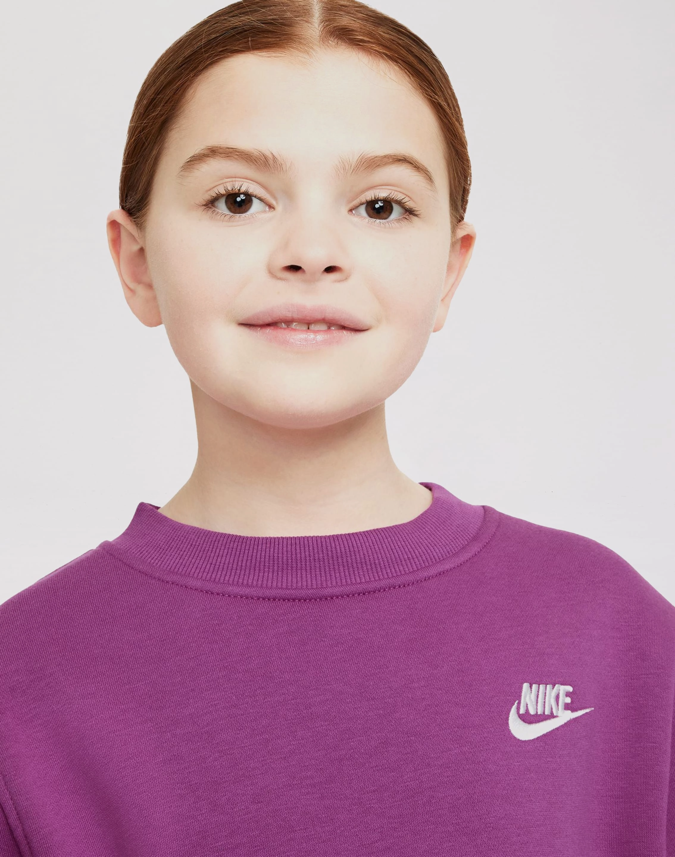Beachwear items Nike  Sportswear Club Fleece Crewneck Sweatshirt-Purple