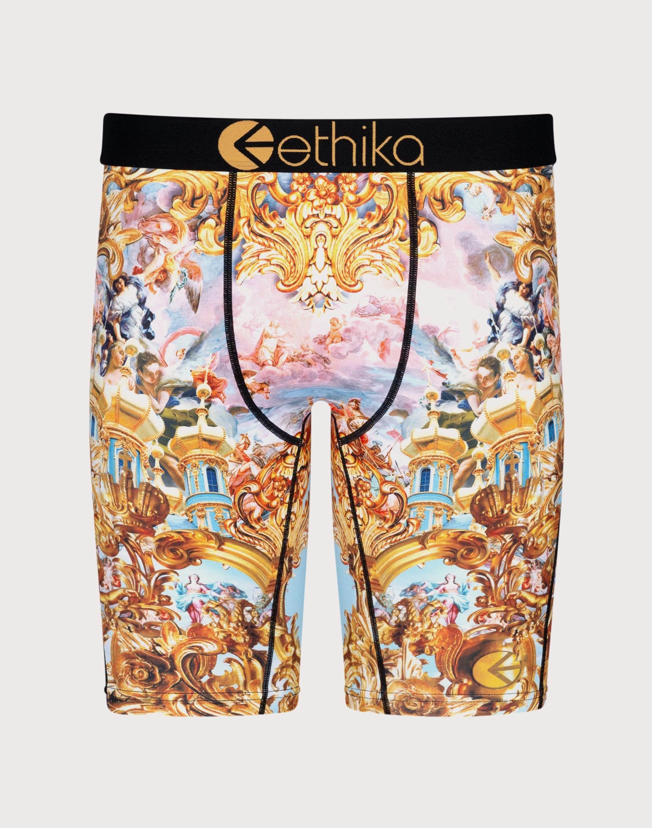 Beaded fashion items Ethika Golden Palace Boxer Briefs Spandex - incorporated fashion