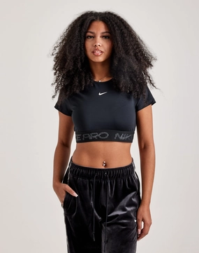 Beaded fashion items Nike Pro Dri-FIT Cropped Top Athleisure fashion