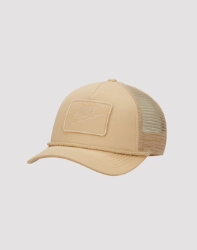 Beaded fashion items Nike Rise Sesame Trucker Hat Military - inspired fashion