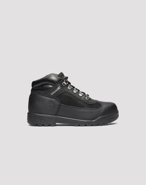 Beaded fashion items Timberland Field Mid Grade School Boys' "Black" Boot Sustainable fashion practices