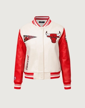 Best - selling fashion Pro Standard Chicago Bulls Retro Classic Rib Wool Varsity Jacket Fashion subscription services