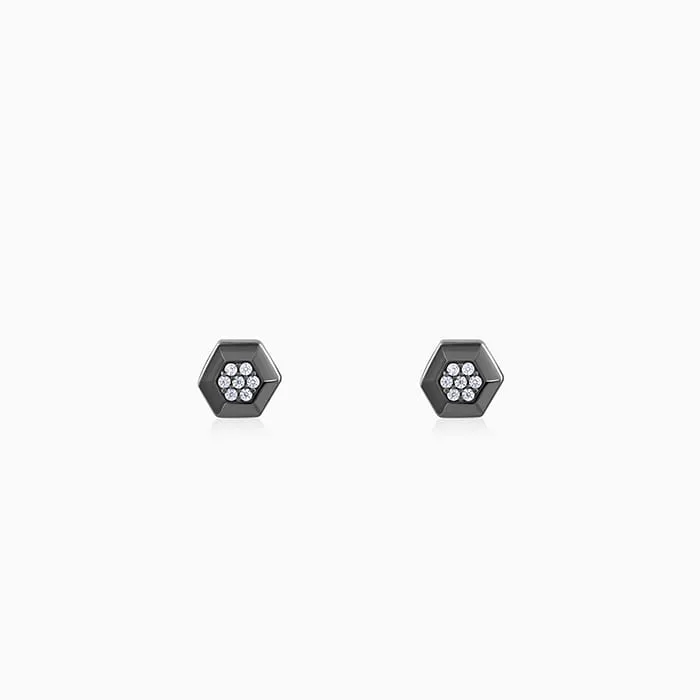 Black Rhodium Adam Stud For Him