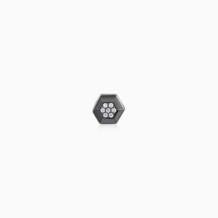 Black Rhodium Adam Stud For Him