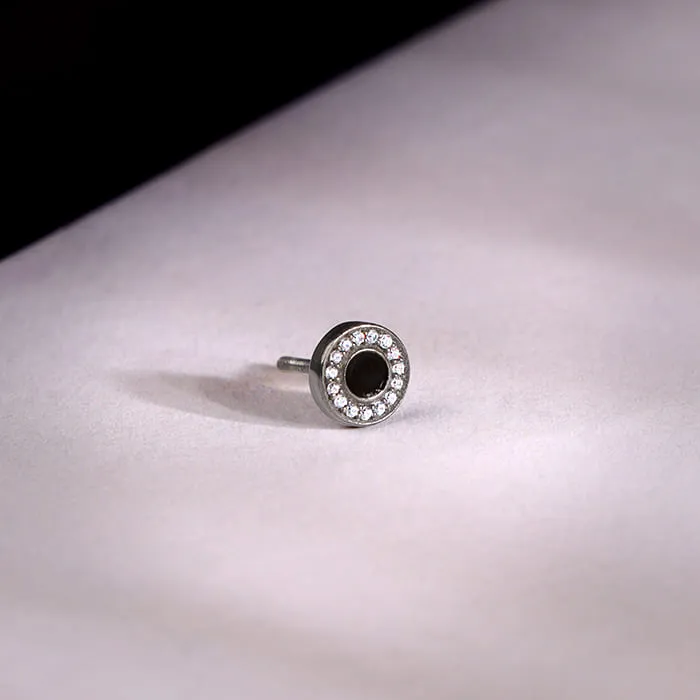 Black Rhodium Ares Stud For Him