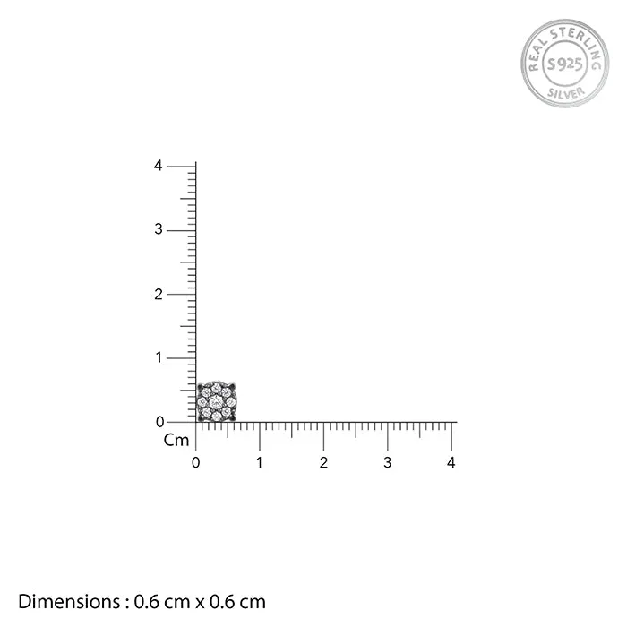 Black Rhodium Asani Stud For Him