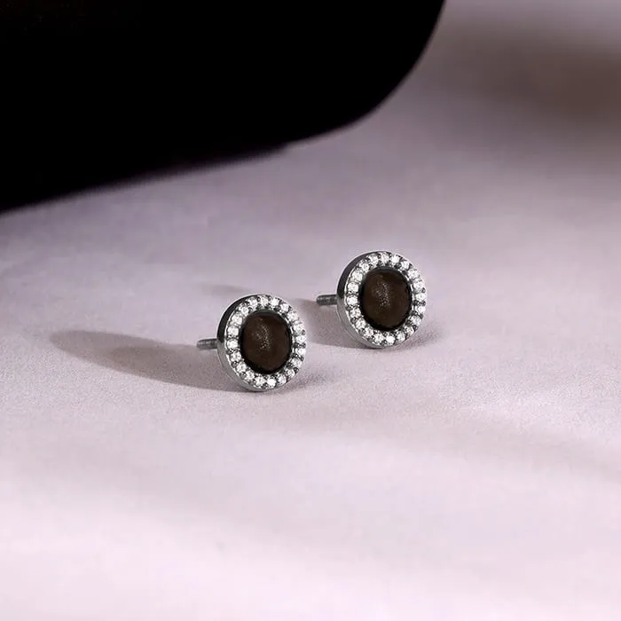 Black Rhodium Blake Stud For Him