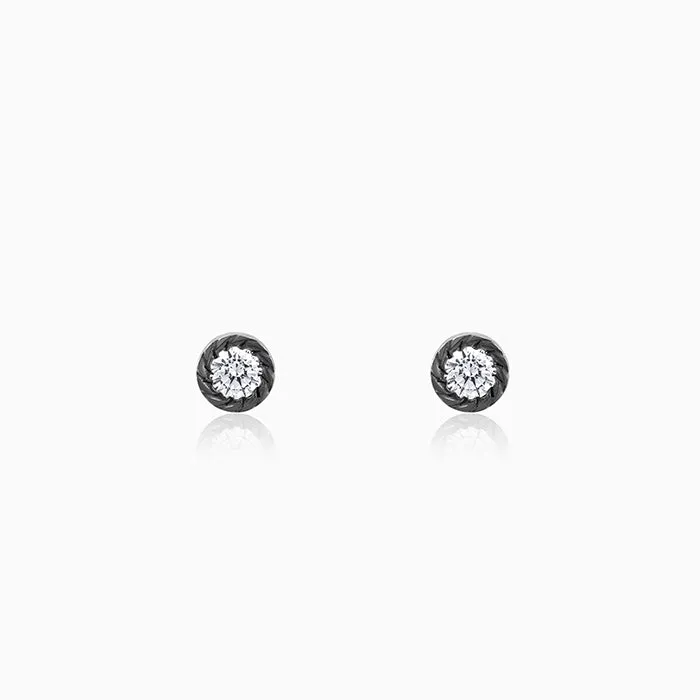 Black Rhodium Loki Stud For Him