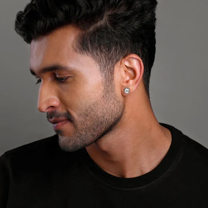 Black Rhodium Loki Stud For Him