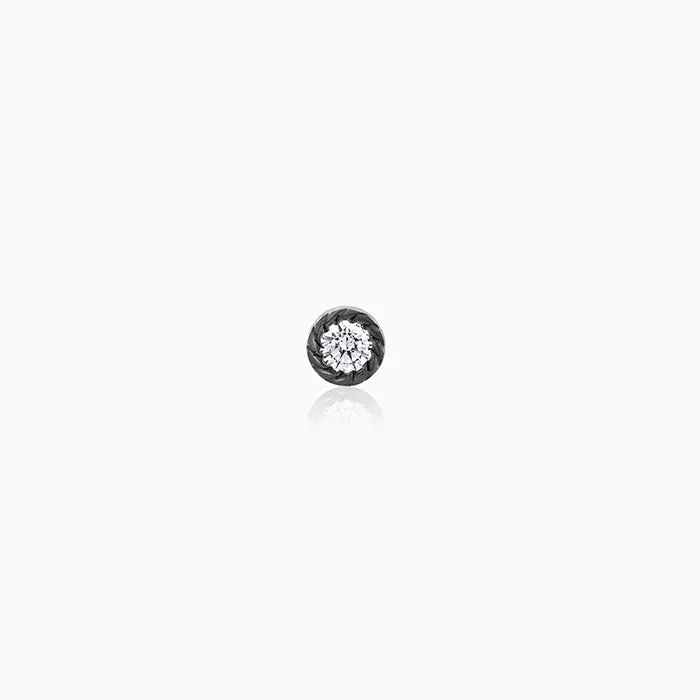 Black Rhodium Loki Stud For Him