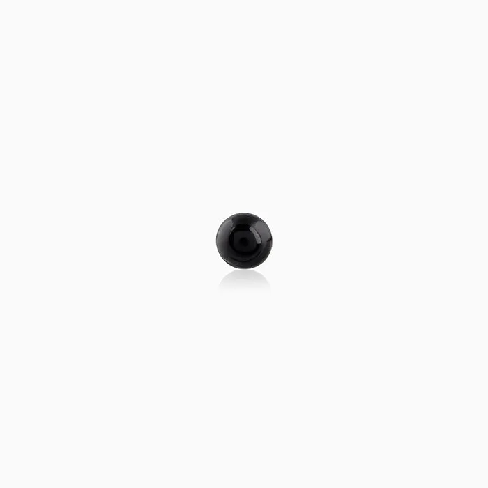 Black Rhodium Rizz Stud For Him