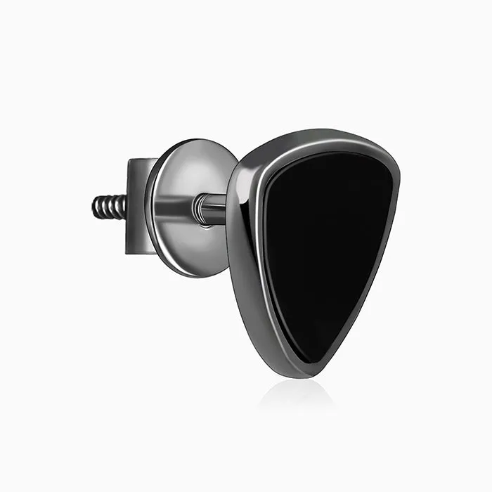 Black Rhodium Titan Spirit Earring For Men