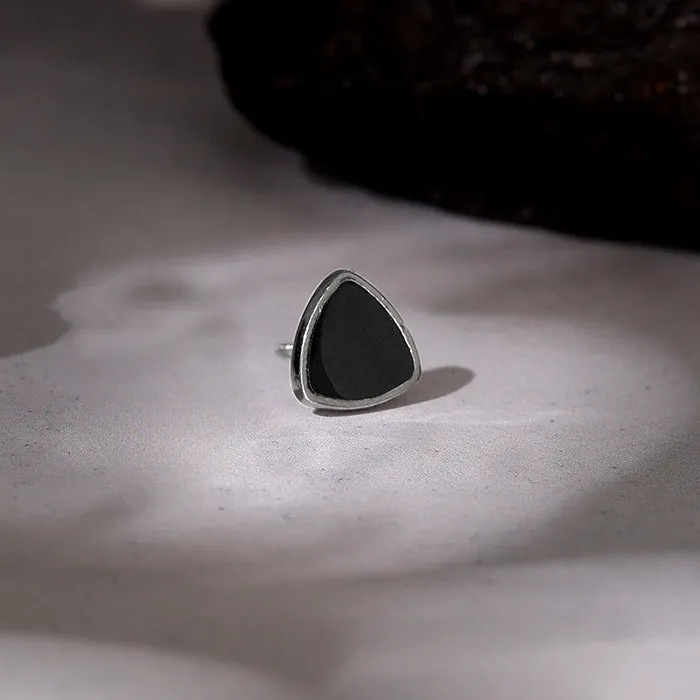 Black Rhodium Titan Spirit Earring For Men