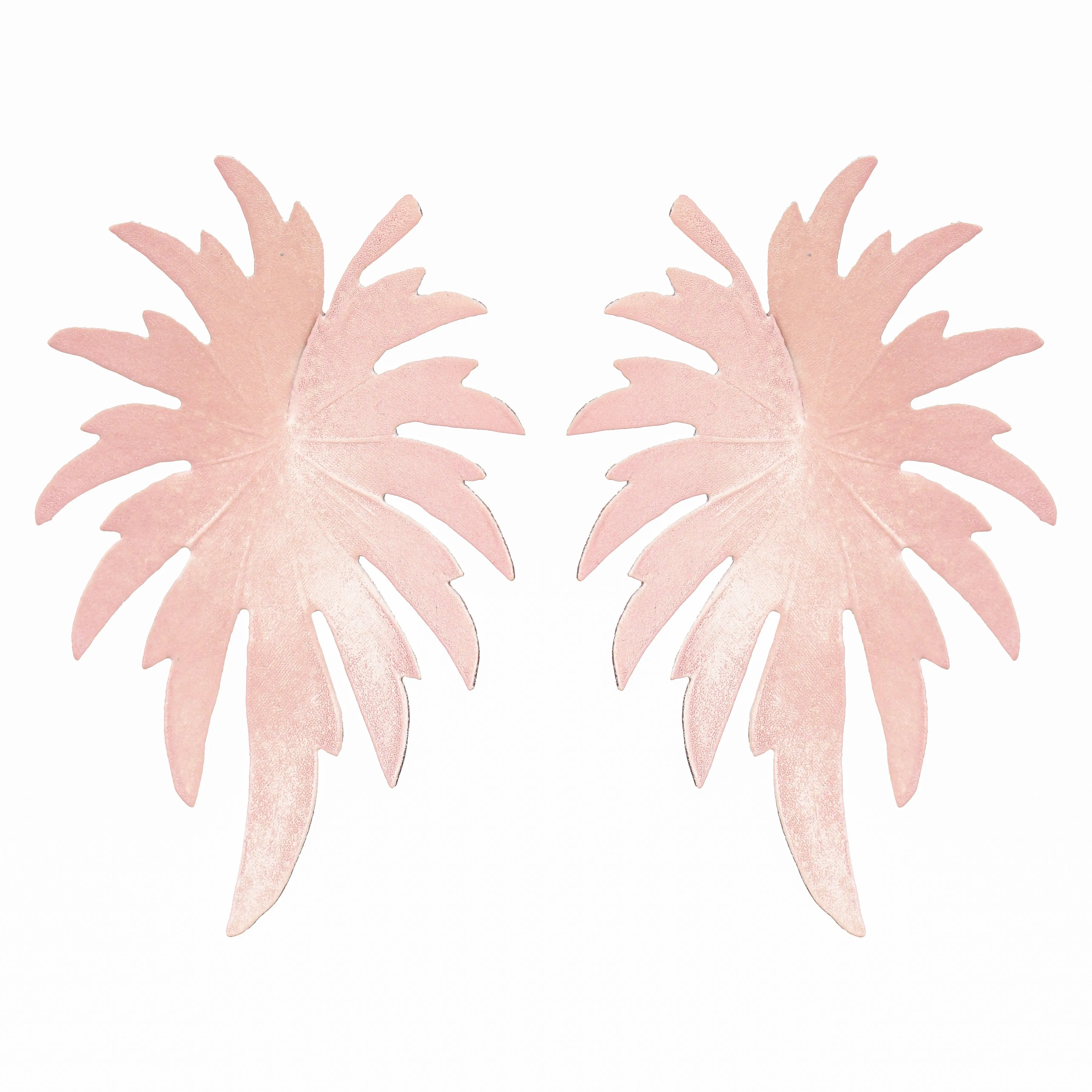 Blush Palm Earrings