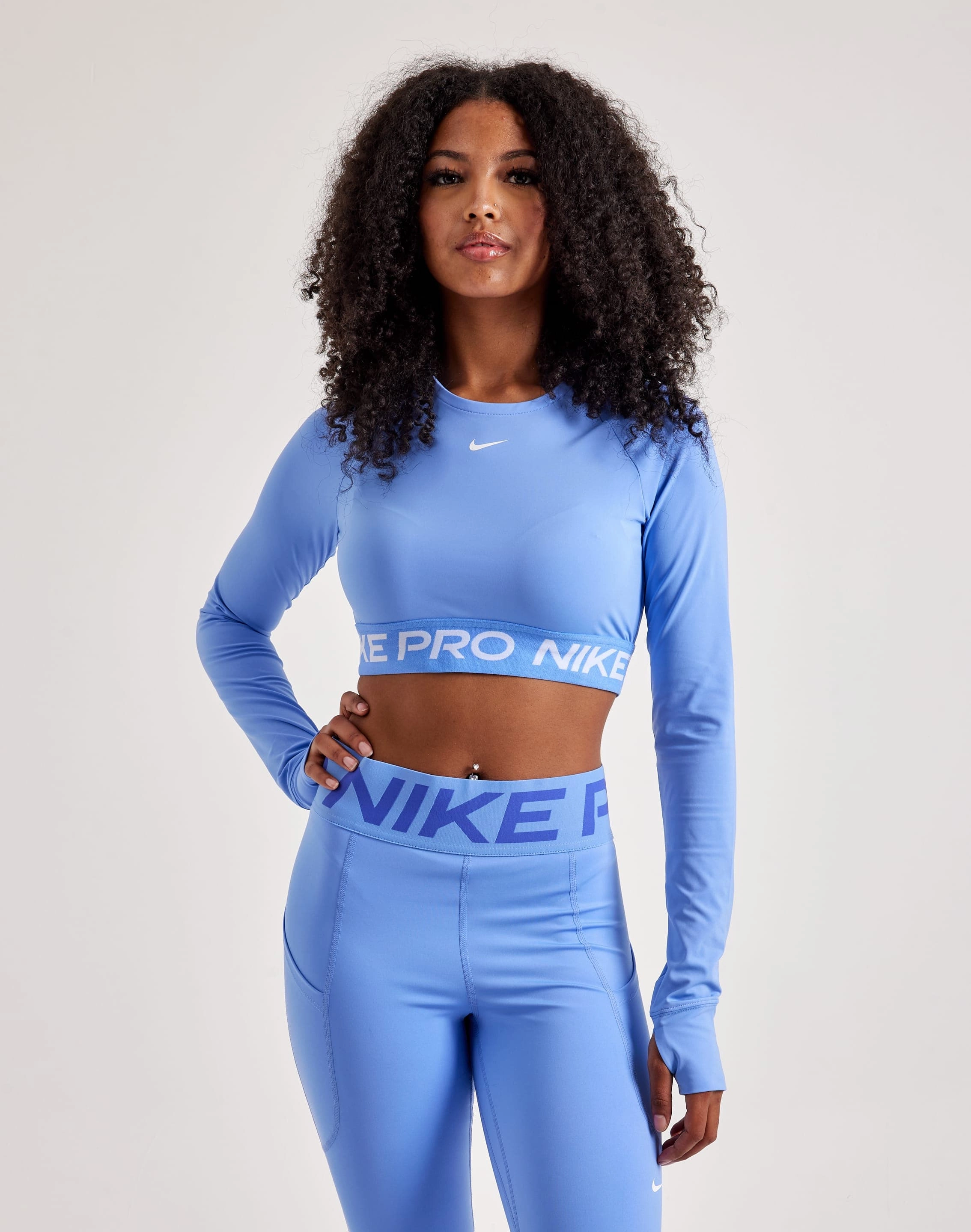 Bohemian style items Nike Pro Dri-FIT Cropped Long-Sleeve Top Style statements