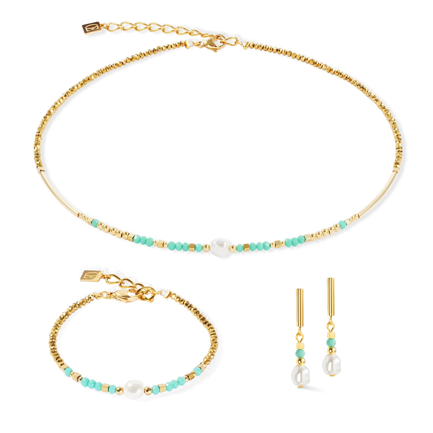 Bracelet Lagoon Pearl gold-mint