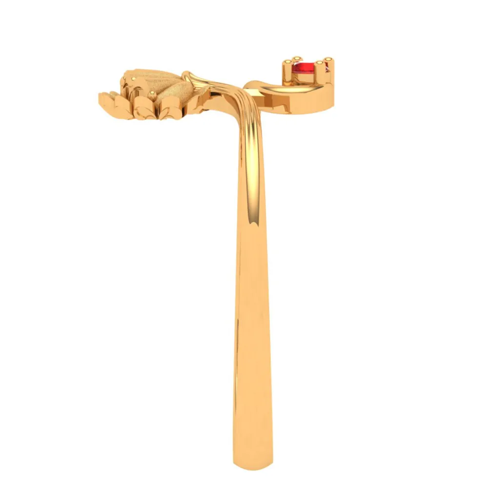 Breath-taking 14 Karat Yellow Gold Finger Ring