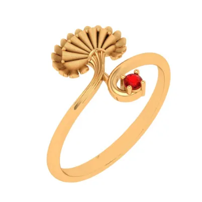 Breath-taking 14 Karat Yellow Gold Finger Ring