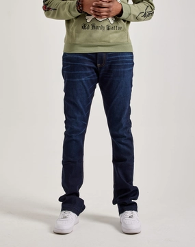 Budget - friendly fashion Ed Hardy Tiger Head Jeans Suede - finished fashion