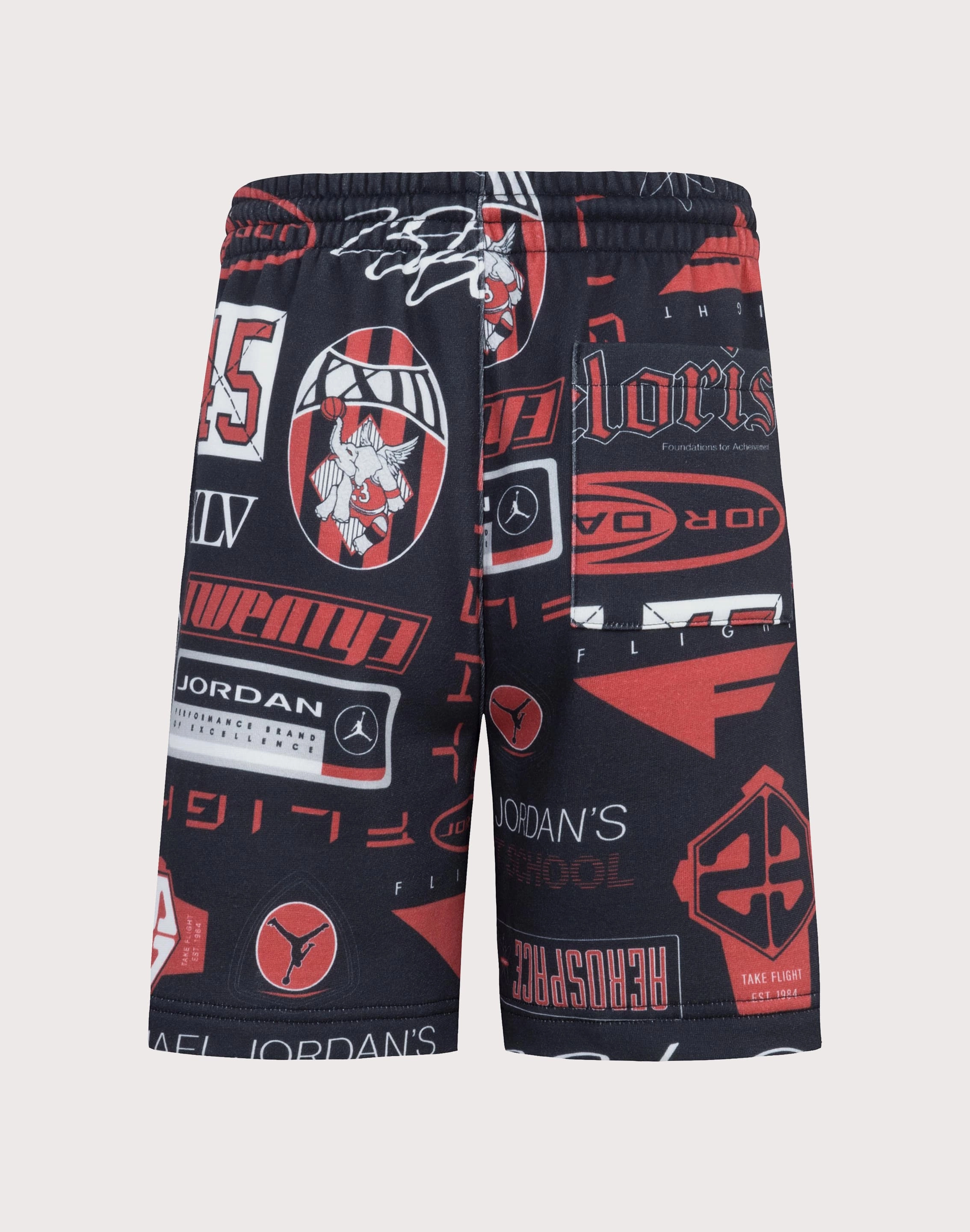 Budget - friendly fashion Jordan All Over Printed Fleece Shorts