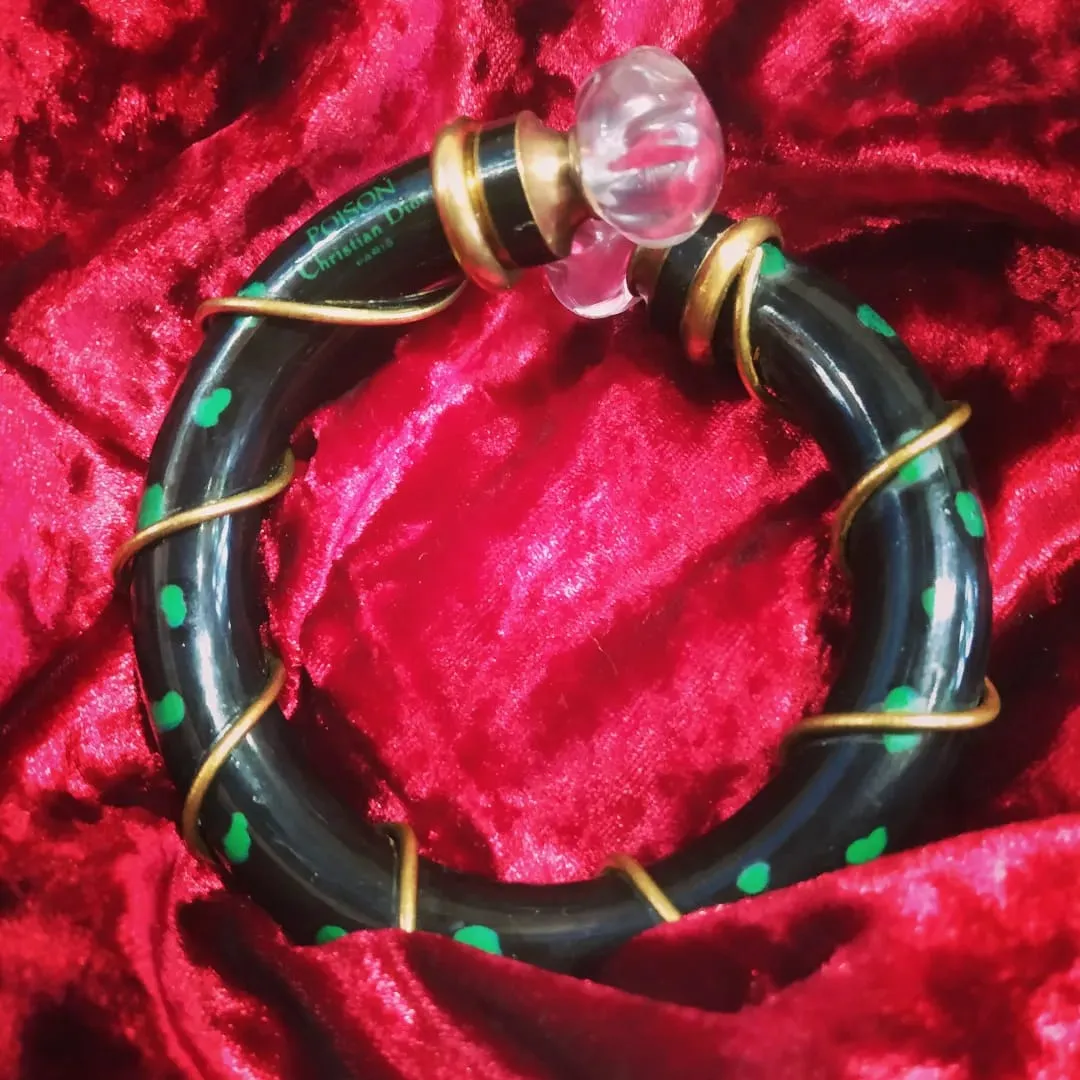 Christian Dior Poison Black and Green Bangle