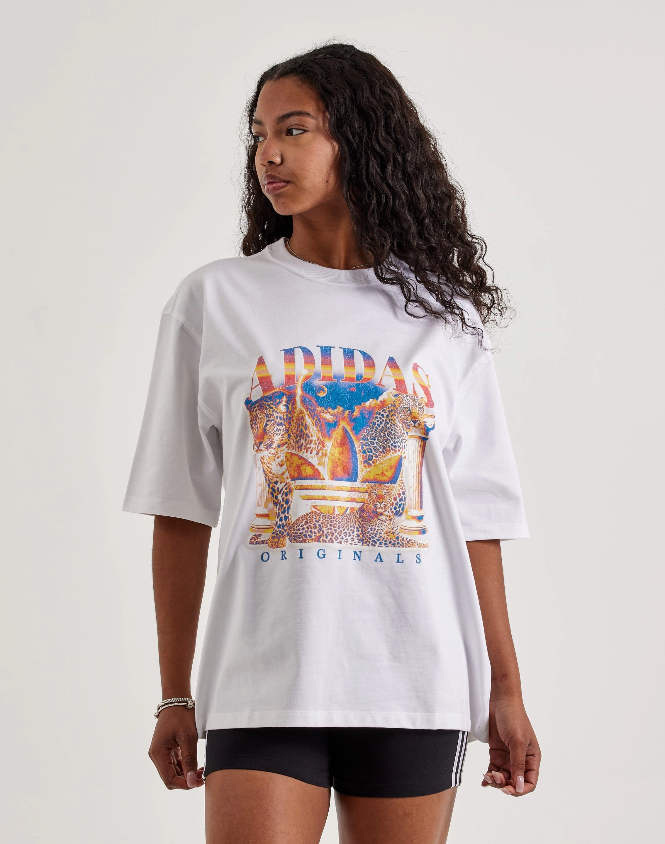 Clearance fashion Adidas Leopard Graphic Tee Designer fashion items