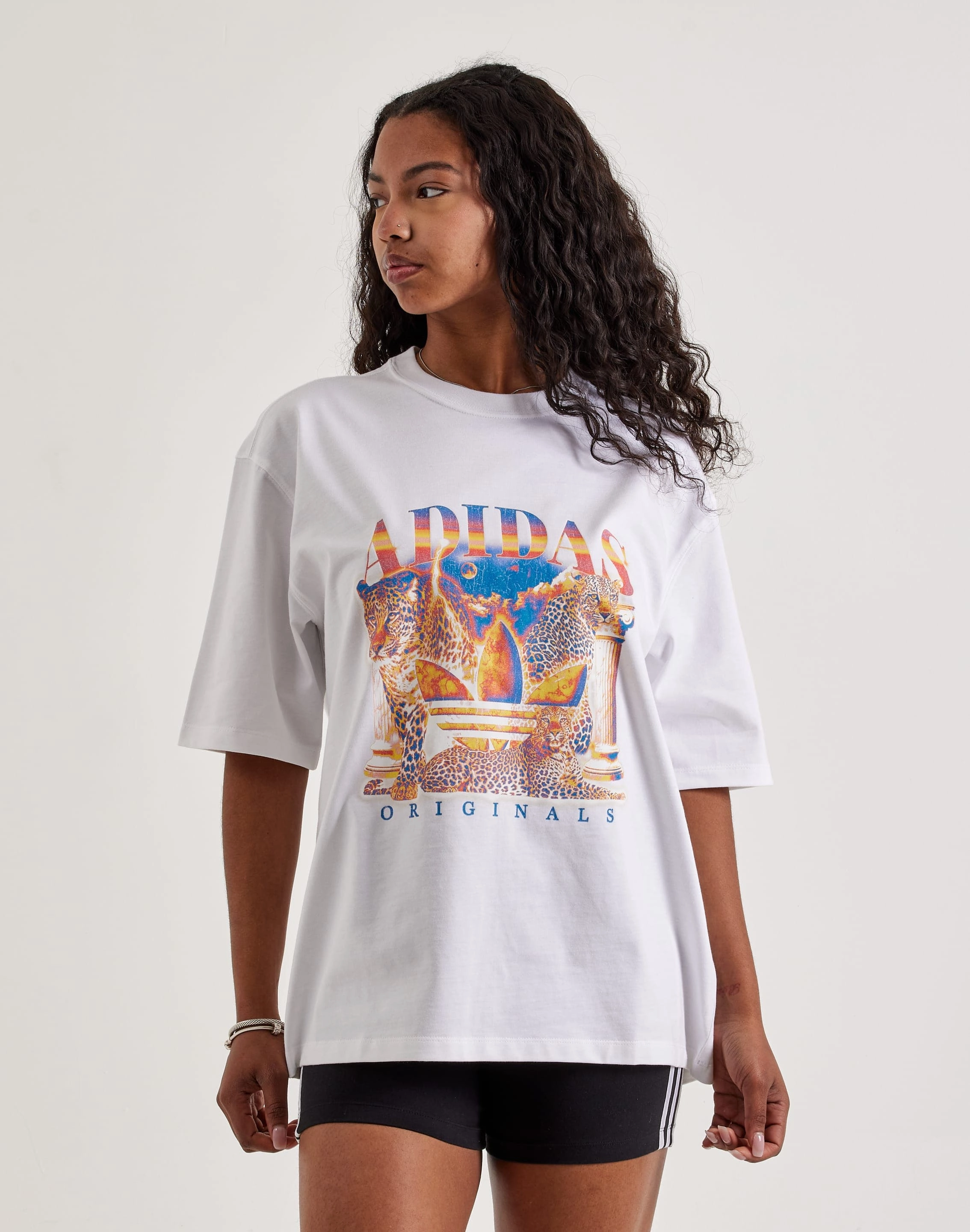 Adidas Leopard Graphic Tee Fashion customization Runway fashion