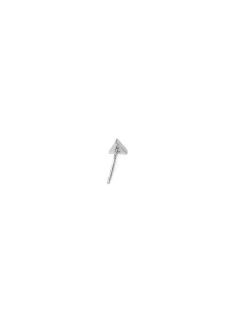 Cl??o Triangle Studs - Sapphires & Silver
