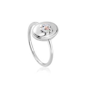 Clogau Forget Me Not Sterling Silver Ring D