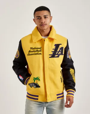 Clothing and accessories Pro Standard Los Angeles Lakers Varsity Jacket Spandex - incorporated fashion