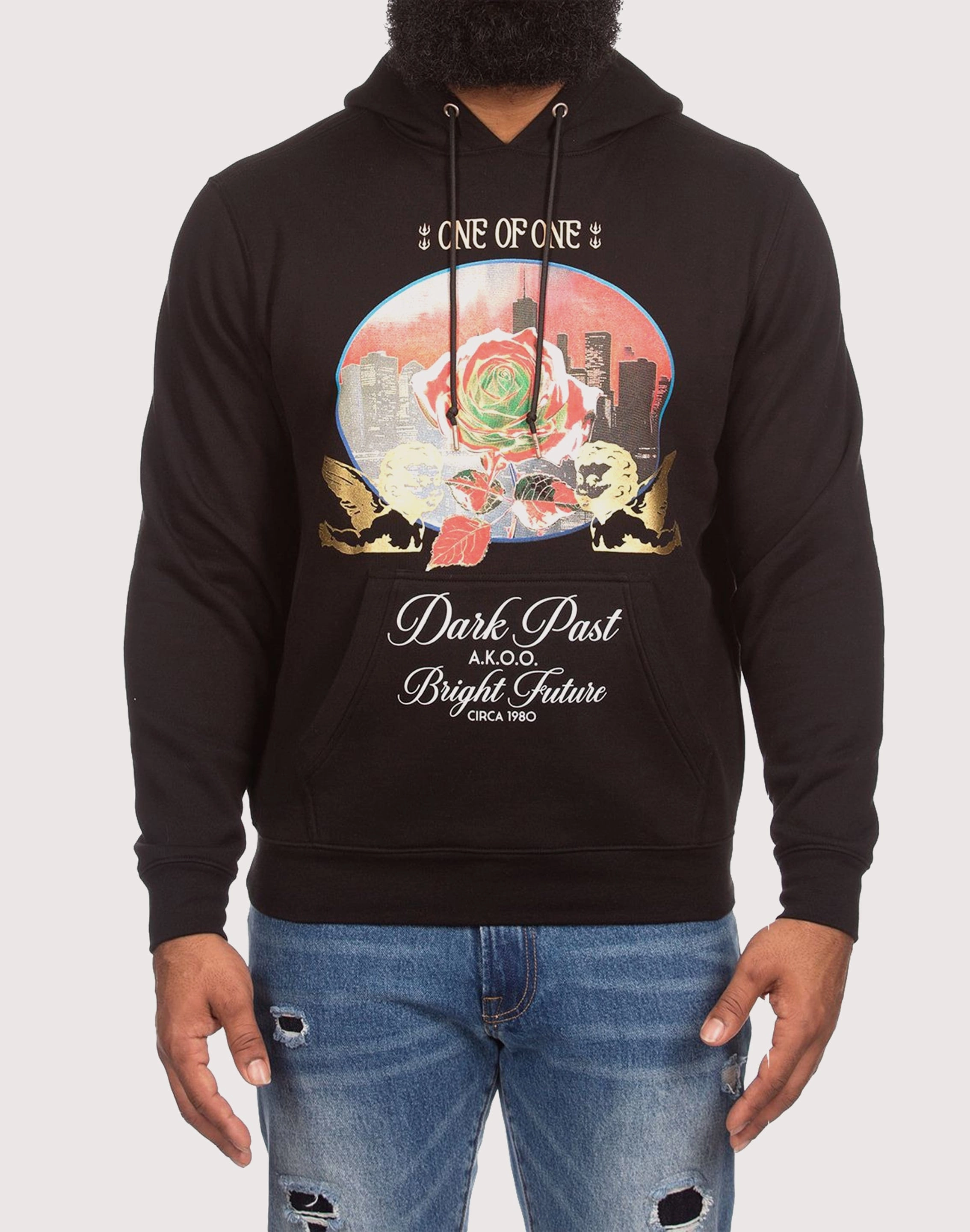 Clothing assortments Akoo Cherubs Black Hoodie Smart casual wear