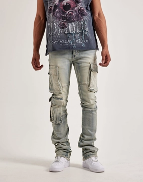Clothing assortments Smoke Rise Utility Pocket Cargo Jeans Affordable fashion