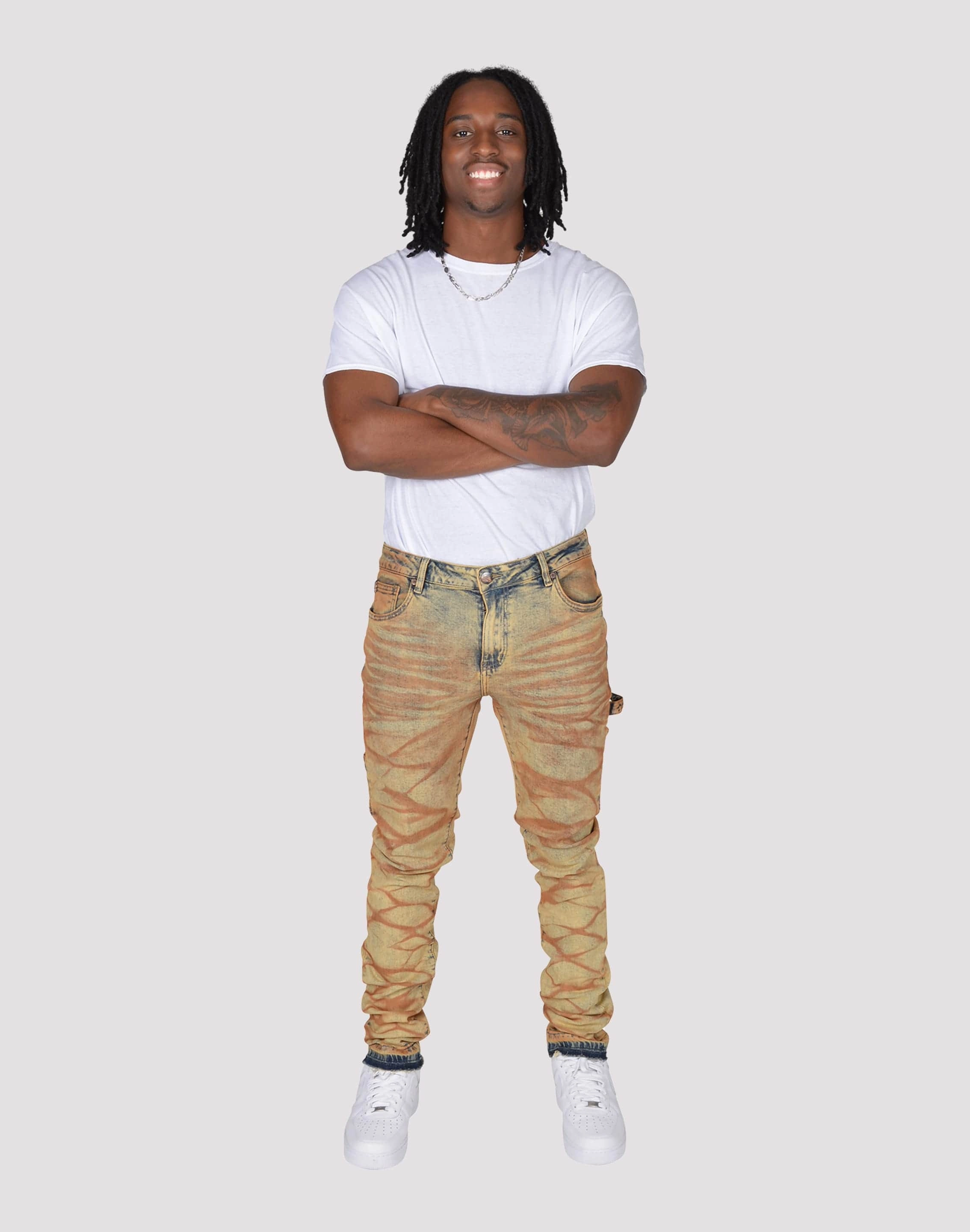 Fashion for all ages Grindhouse Acid Washed Slim Fit Denim Jeans Classic fashion pieces