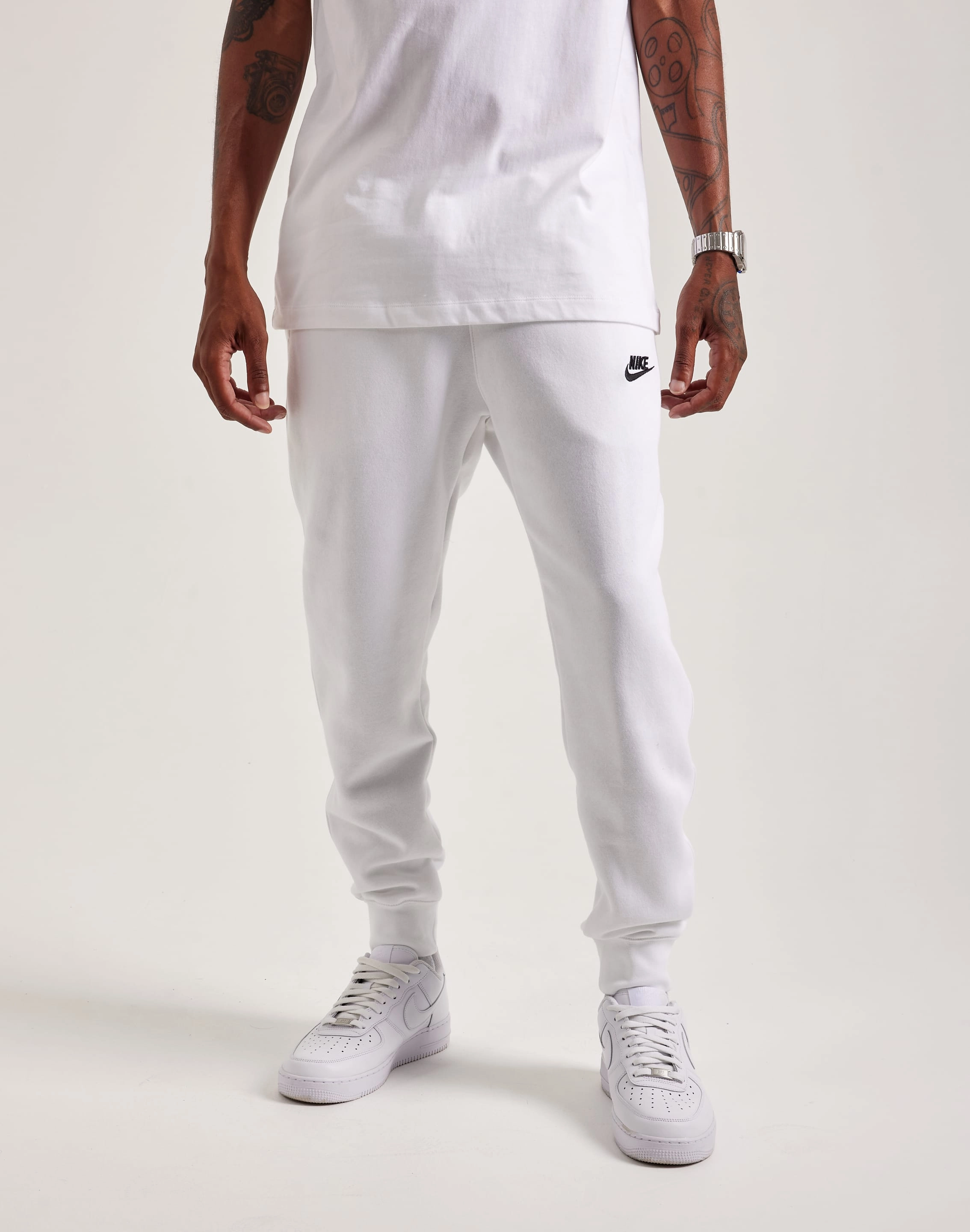Fashion labels Nike Club Fleece Joggers Leather - material fashion