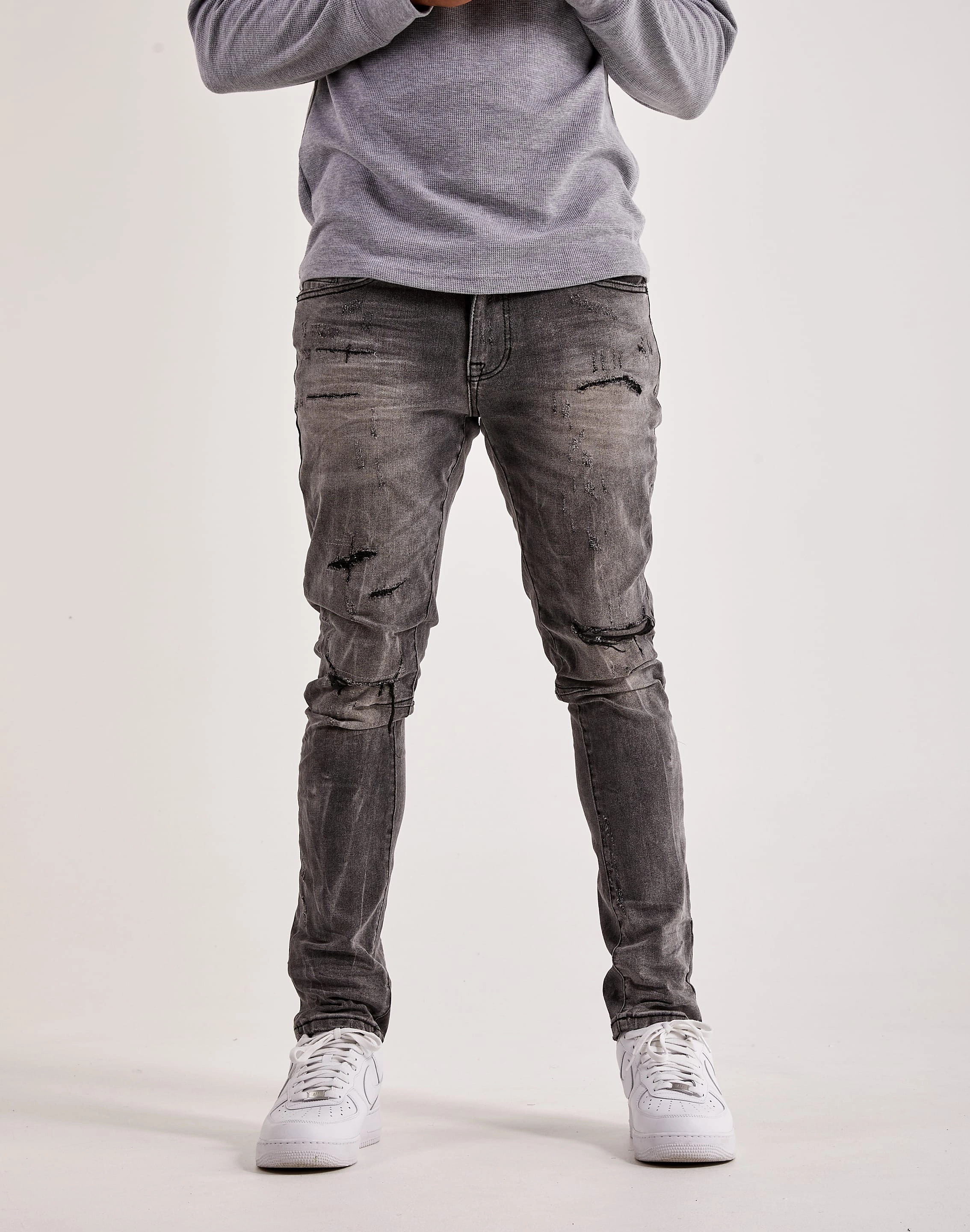 Smoke Rise Rip & Repair Jeans Silk - fabric fashion Fashion history