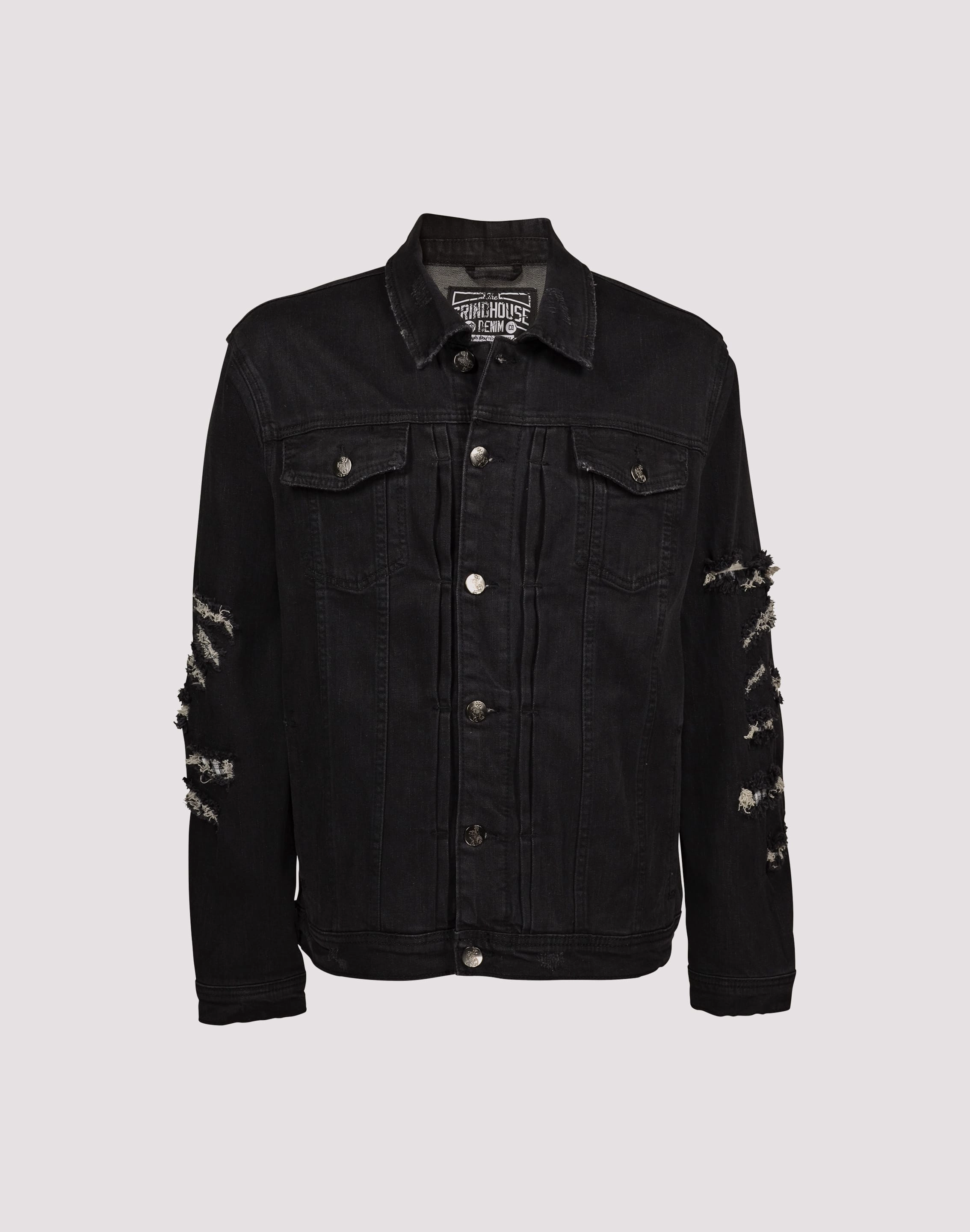 Clothing types Grindhouse Rip N Repair Plaid Backed Jacket Fashion on sale