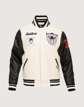 Clothing types Pro Standard Oakland Raiders Retro Classic Rib Wool Varsity Jacket Smart casual wear
