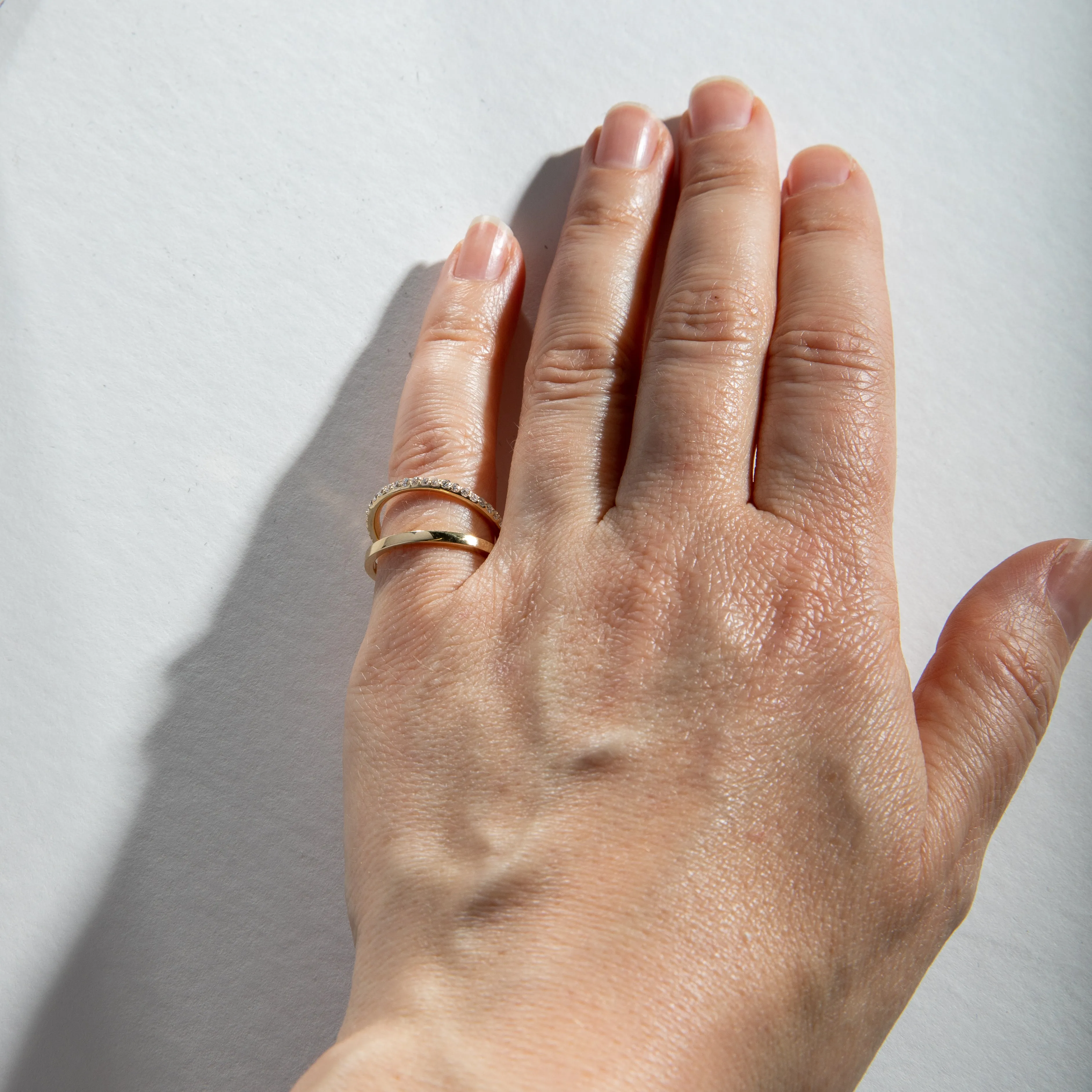 Codu Ring with Lab-grown diamonds
