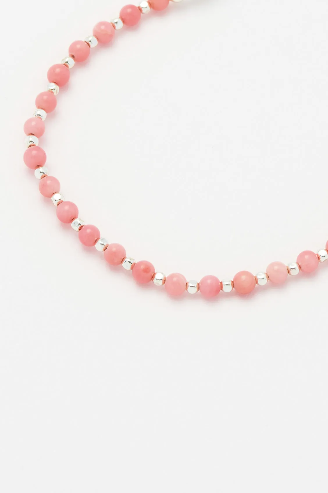 Coral Agate Gemstone Amelia Bracelet