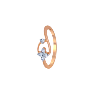 Cosmic Clematis Diamond Ring