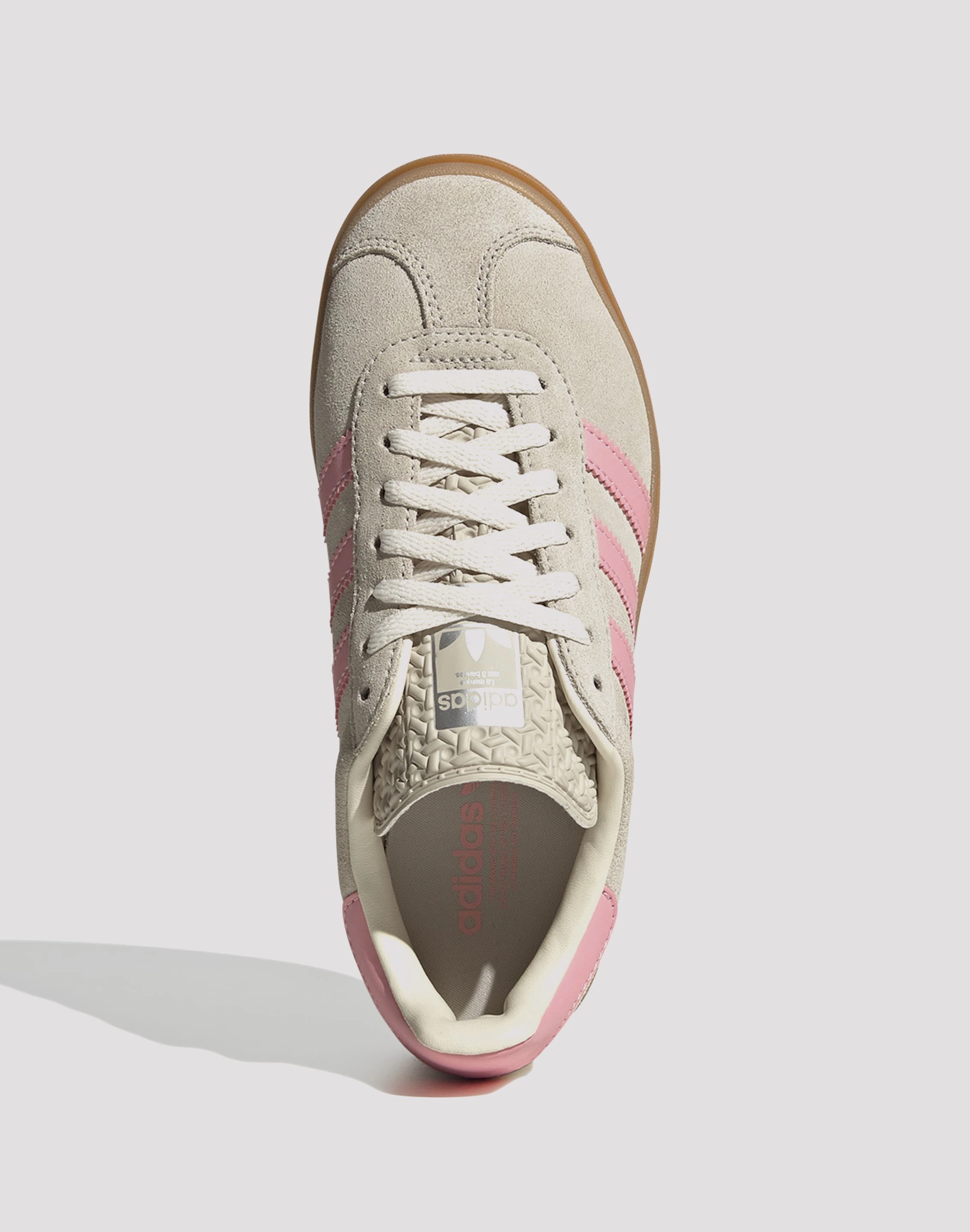 Cotton - made fashion Adidas Originals Gazelle Bold Grade School Girls' "Wonder Alumina/Semi Pink Spark/Cream White"