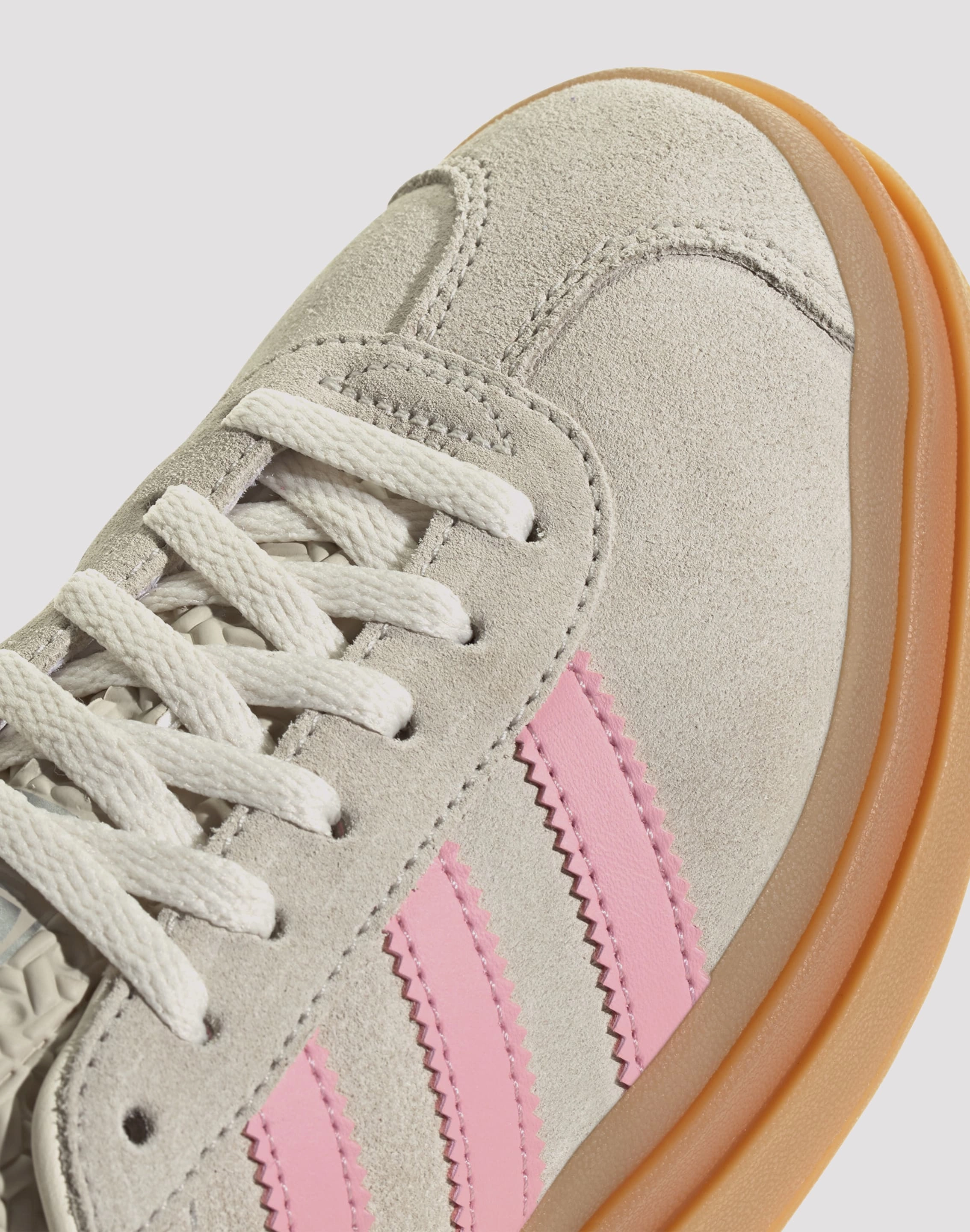 Cotton - made fashion Adidas Originals Gazelle Bold Grade School Girls' "Wonder Alumina/Semi Pink Spark/Cream White"